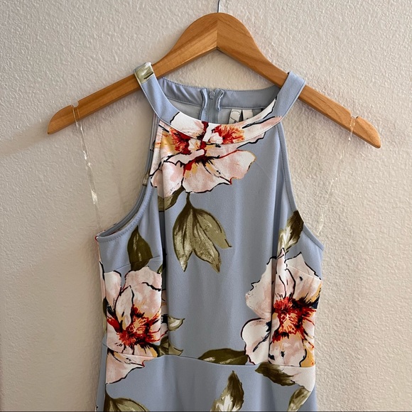 Baby Blue Skater Dress - Picture 1 of 8